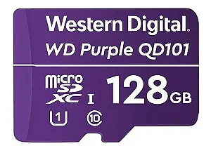 Cartão de Memória WD Purple Micro SD 128GB