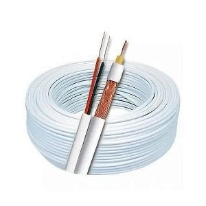 Cabo Coaxial Cftv 4Mm 67% Flex Bipolar 100Metros Megacabos