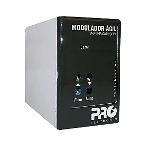 Modulador Agil VHF/UHF/CATV/CFTV PQMO-2600G2 Proeletronic