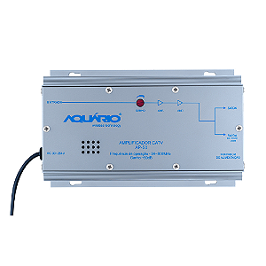 Amplificador de Potencia, Aquario, AP-50, Cinza, Médio