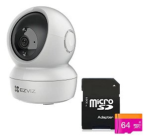 Camera Wi-fi 1080p Cs-h6c-r105-1l2wf Ezviz Branco