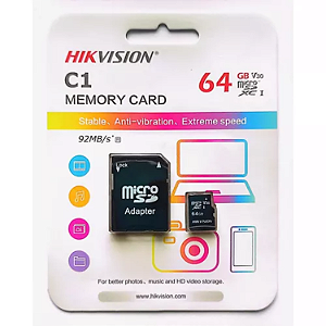 Cartao Memoria 64gb C/adaptador Classe 10 Hstfc1/64gb Hik