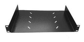 Bandeja Fixa 19 Pol Preto 350mm 4 Pontos Fixação Max