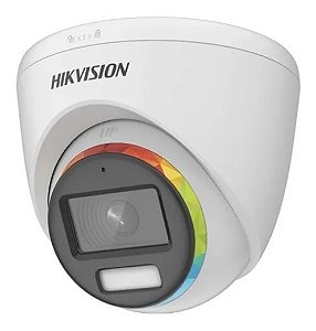Câmera 40mt 1080p Dome 2,8mm Hikvision Colorida À Noite