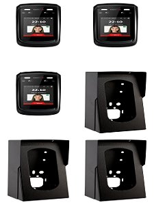 Kit 03 Controlador De Acesso Facial Idfacepro/fp/a Controlid