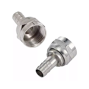 Conector Coaxial F Ilhós Rg59 Pacote Com 100 Unidades