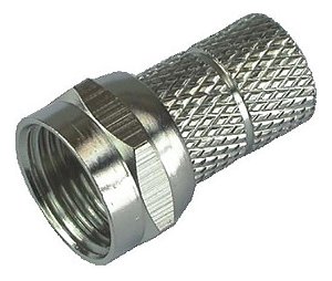 Conector Coaxial F Rosca Rg59 Pcte C/ 100 Unid.