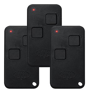 Kit 03 Controles Remoto Rossi Color Xtn 433mhz Preto