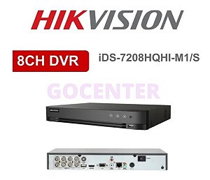 Dvr 8 Full Hd Ids-7208hqhi-m1/s + 2 Cameras 5mp Hikvision