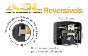 Fechadura Eletrica Al100r 12v Agl