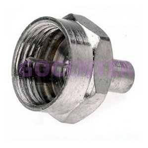 Kit 10 Conector F Terminal Carga Casada 75 Ohms Casador