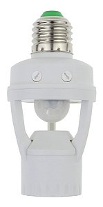 Sensor De Presença Com Fotocélula Para Lâmpada Soquete E27