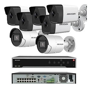 Kit Nvr Ip 32 Canais 5mp Com Câmera Ip 30mt 4mp Acusense