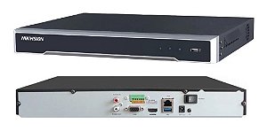 Nvr Ip 32 Canais Ultra Hd 8mp Ds-7632ni-k2 Hivision