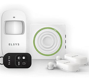 Kit De Alarme Wi-fi Elsys App Google E Alexa Esa-kw1080