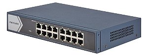 Switch Gigabit 16 Portas Hikvision Ds-3e0516-e(b)