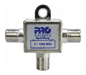 Tomada T 1ghz 20db Solder Back Proeletronic