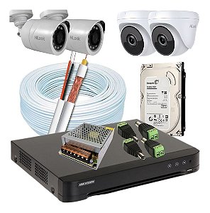 Kit Segurança Residencial Hikvision E Hilook Full Hd
