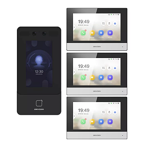 Controle De Acesso Facial Dsk1t342mwx 3x Monitor