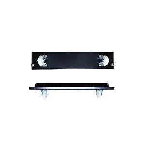 Kit Rodizio P/ Mini Rack 19 Pol Preto Fibersul