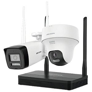 Kit Nvs 1 Camera Bullet 1 Camera Turret 2mp Nks422w02h