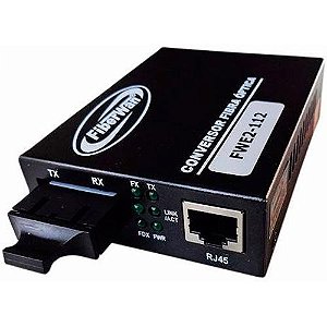 Conversor De Midia 1rj45 100/100mbps Fwe2-112b Fiberwan