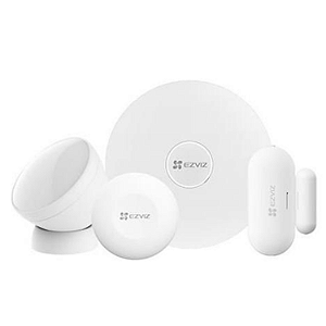 Kit De Alarme Doméstico Ezviz Wifi Cs-b1 A0-a34 Pir