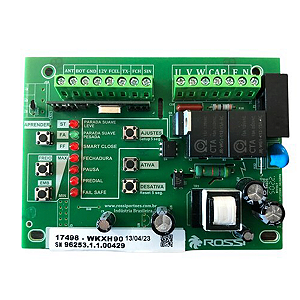 Placa Central Wkxh90 Vip 433mhz Deslizante 17519 Rossi