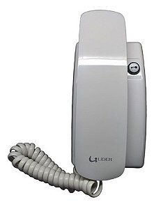 Monofone Universal Lr2015 Branco Para Interfone Lider