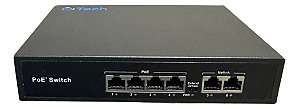 Switch 4 Portas 10/100mbps H0e3034 Tech
