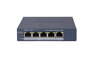 Switch Gigabit Poe 04 Portas 100/1000 Mbps Ds-3e1505p-ei/m