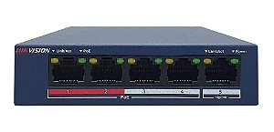 Switch Poe 05 Portas 100mpms Ds-3e0105p-e/m(b) Hikvision