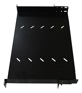 Bandeja Fixa Rack 19'' Max Eletron 400mm 4 Pontos Fixação