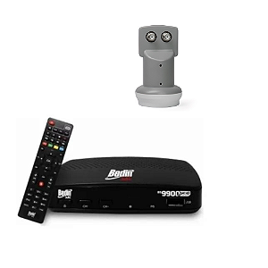 Receptor Digital Banda Ku Full Hd Bs9900s + Lnb Duplo