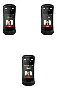 Kit 3 Controlador De Acesso Facial Id Face Pro/fp/acontrolid