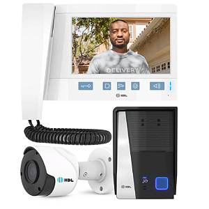 Kit Video Porteiro C/video Camera Aux Hdl/advance