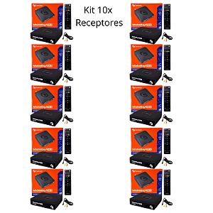 Kit 10x Receptor Digital Ku Hd Midiabox Se-2 Century