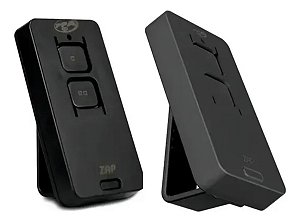 Kit 2x Controle Ppa Zap Pop 433 Dupla Tecnologia Cor Preto