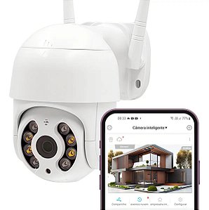 Câmera de segurança Haiz HZ-A8 com resolução 2MP - branco