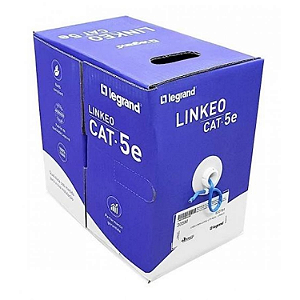 Cabo De Rede Cat5e 4 Pares U/utp 24 Awg Cmx Azul Legrand