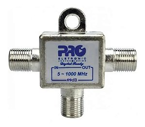 Tomada T 1ghz 9db Solder Back Proeletronic