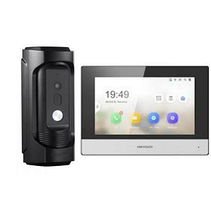 Kit Vídeo Porteiro Ds-kb8113-ime1 + Ds-kh6350-wte1