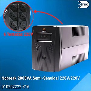 Nobreak Lacerda New Orion 2000va 220v/220v 6t Semi-senoidal