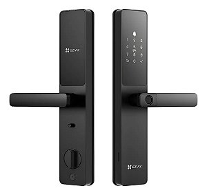 Fechadura Inteligente Preta Ezviz Y200 Com Impressão