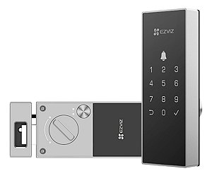 Fechadura Eletrônica De Sobrepor Ezviz Dl03 Com Wifi Senha