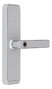 Fechadura Digital 4000b Elsys Prata Wi-fi - Senha Biometria