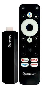 Century Smart Stick Android Tv Wi-fi 8gb Comando De Voz