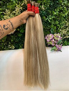 50g Loiro Mesclado C/Marrom 55cm