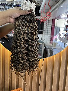 50g cacho 2 feito grisalho (Mel) 65cm