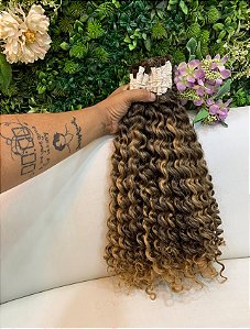 50g cacho 2 feito grisalho (Mel) 55cm